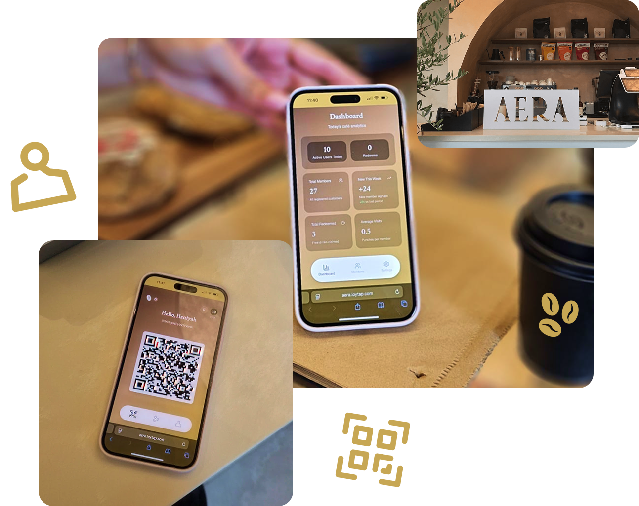 Cafe AERA in Croydon using Loytap loyalty system